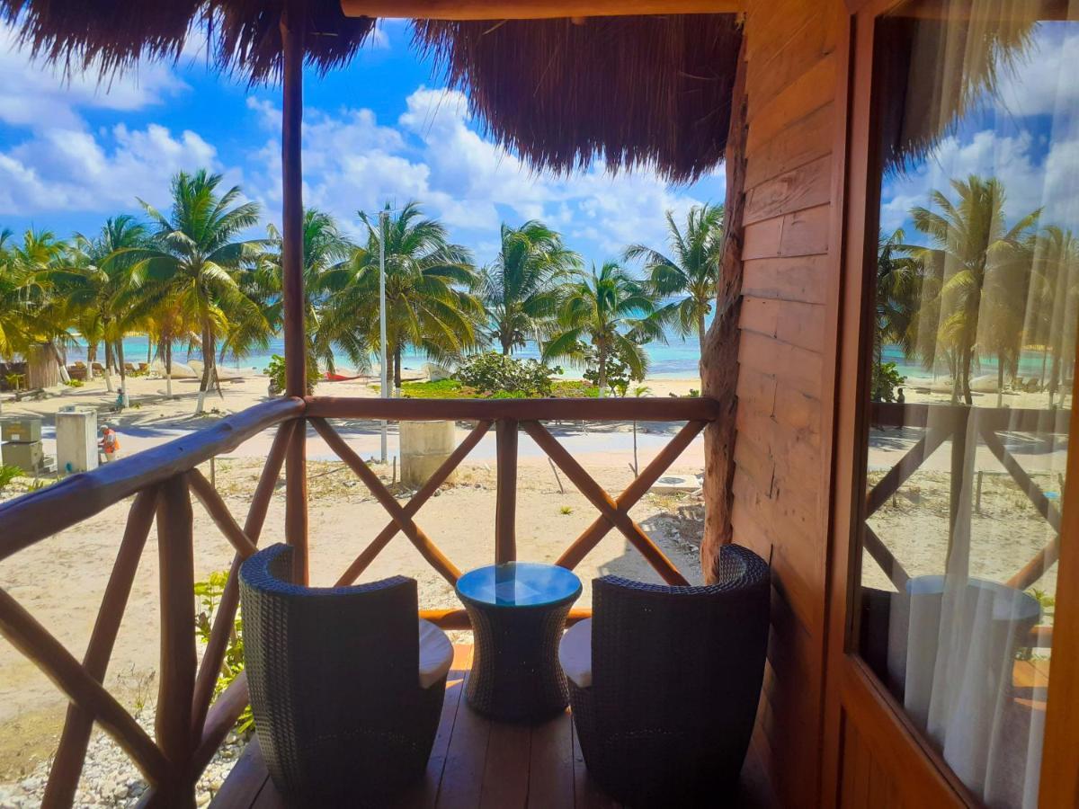 Palmeras De Mahahual Cabanas 외부 사진