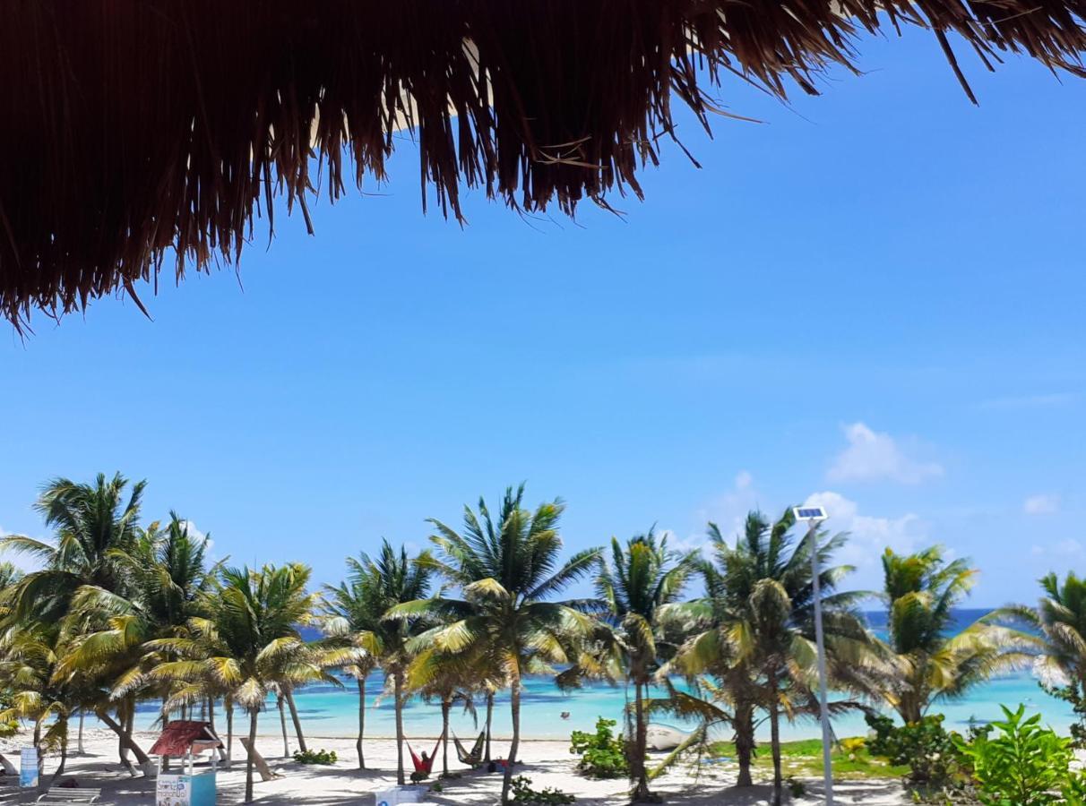 Palmeras De Mahahual Cabanas 외부 사진