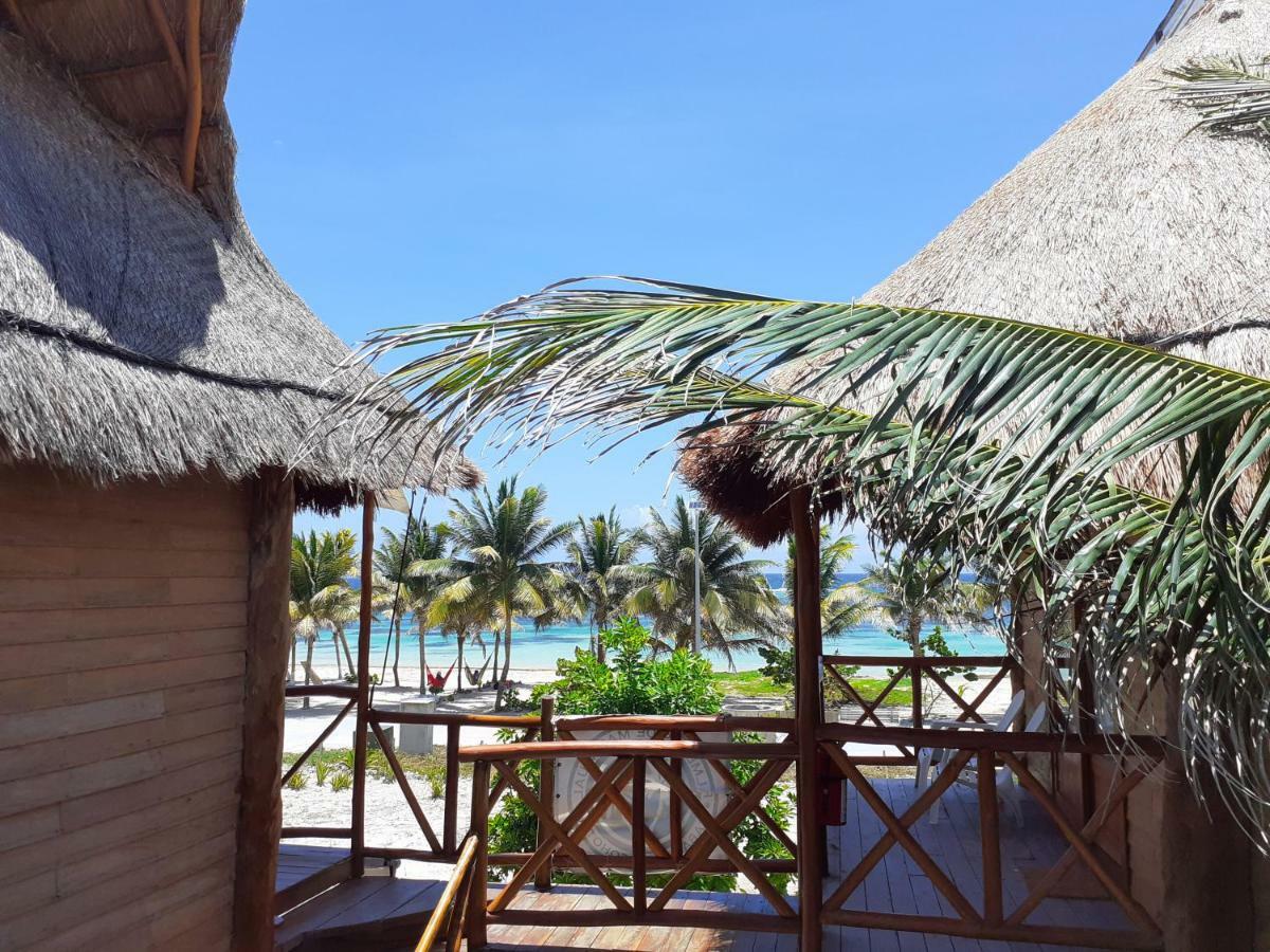 Palmeras De Mahahual Cabanas 외부 사진